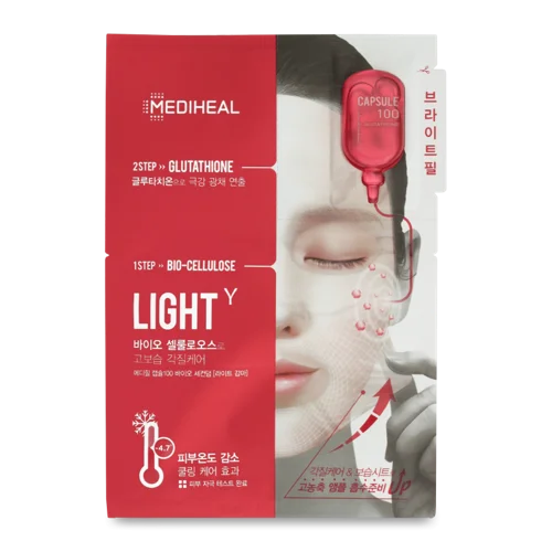 Маска для обличчя капсульна на біоцелюлозі з керамідами Mediheal, 27мл