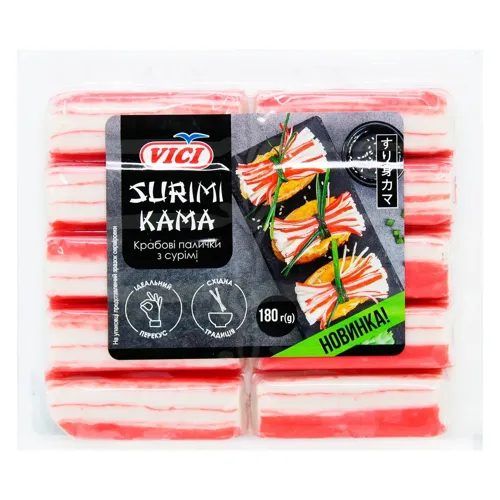 Крабові палички Vici Surimi Kama охолоджені 180г