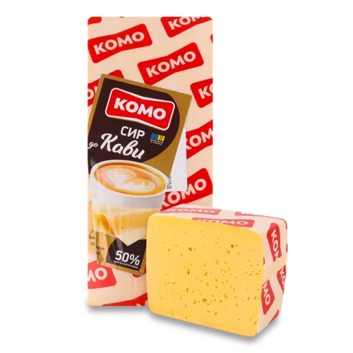 Сир Твердий В/ґ 50% До Кави, 1 кг