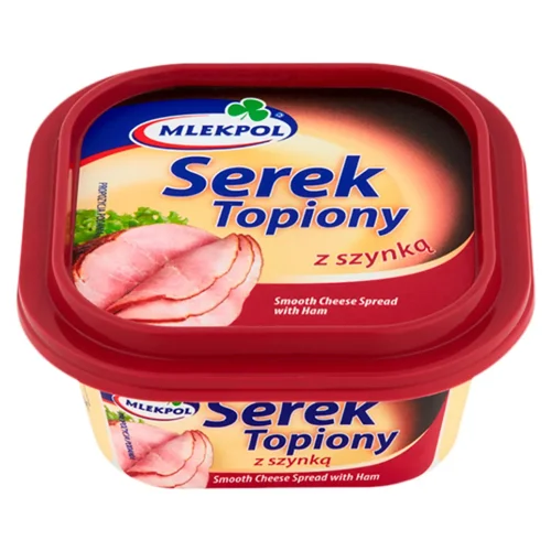 Сир плавлений Mlekpol Курпянка з шинкою 100г