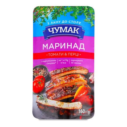 Маринад Томати та Перці Чумак натуральний, д/п 160г