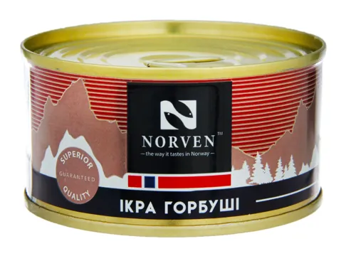 Ікра горбуші зерниста Norven з/б 120г
