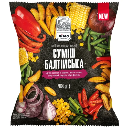 Суміш овочева Лімо Балтійська швидкозаморожена 400г
