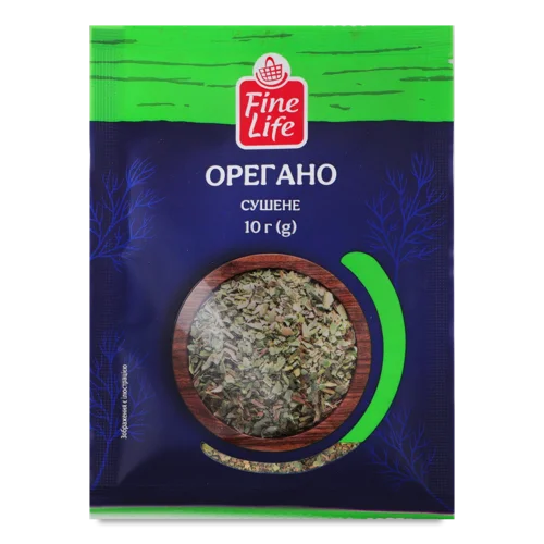 Орегано сушене в/ґ Fine Life, 10 г