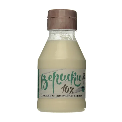 Сливки Дообра Ферма Для Кави 10% Пастеризовані, бут 300г