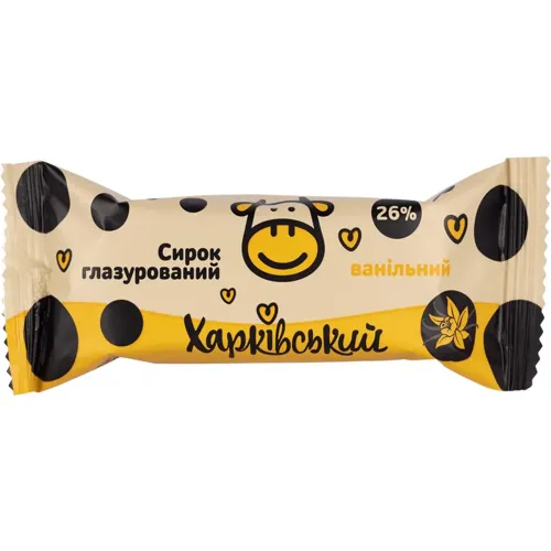 Сирок глазурований Харківський з ванільним ароматом 26%, 36г