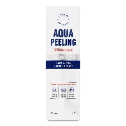 Пілінг Ватна для Обличчя, 3мл, Інтенсивний Тип Aqua Pilling A'pieu, 1шт