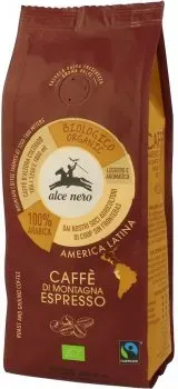 Кава молотий Alce Nero Fairtrade Еспрессо 100% Арабіка Латинська Америка Органічний 250г