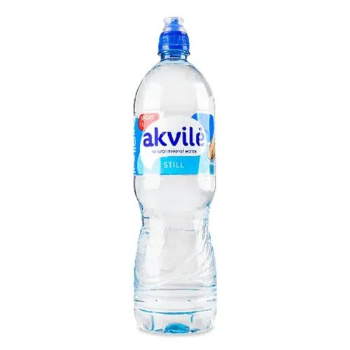 Вода мінеральна Akvile Sport cap негазована 1л