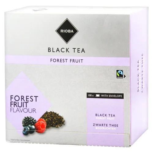 Чай чорний Rioba Forest Fruit з ароматом лісових ягід 1,5г*100шт