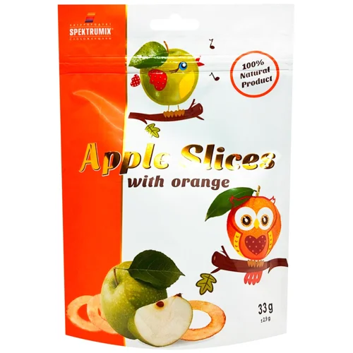 Слайси яблучні Spektrimixз апельсином 33г