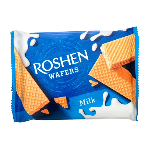 Вафлі Cocoa&Milk Wafers Roshen м/у 72г