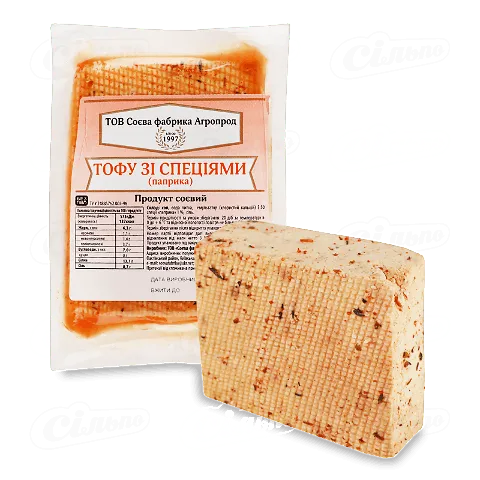 Тофу «Агропрод» з паприкою соєвий продукт, кг