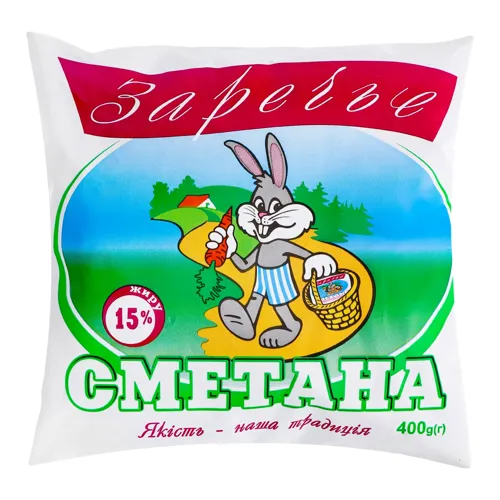 Сметана 15% Заречье м/у 400г