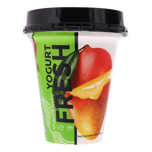 Йогурт 1.2% Ароматне манго Fresh Злагода 280г