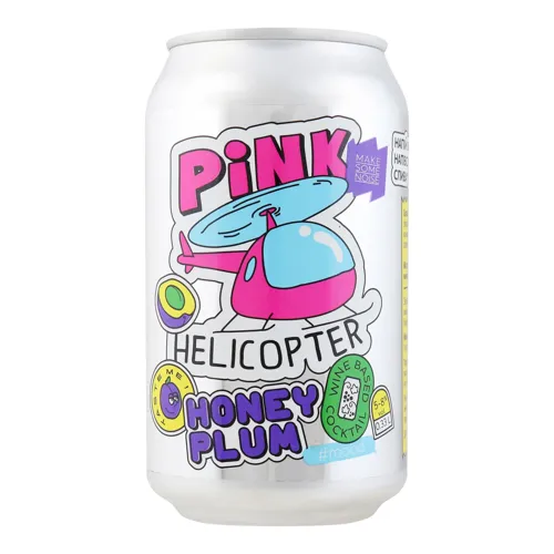 Напій винний слабогазований напівсухий білий "Тося зробить" "Медова слива" 5-8% 0,33л