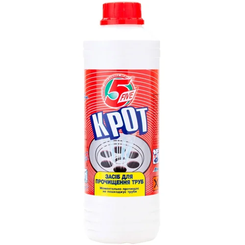 Засіб для прочищення труб 5 Five Крот 1л