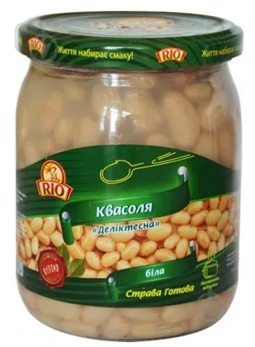 Квасоля Rio Делікатесна біла 480г