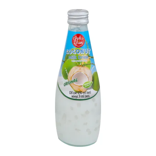 Напій безалкогольний Coconut milk with Nata De Coco Luck Siam с/пл 290мл
