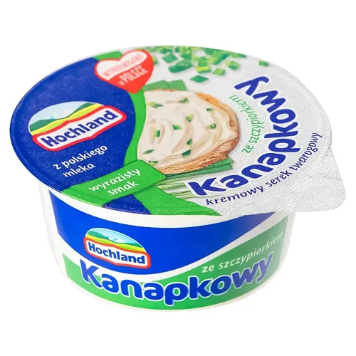 Крем-сир Хохланд Канапковий з зеленою цибулею 130г