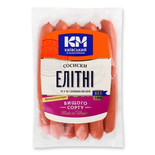 Сосиски Елітні Варені Київський М'ясокомбінат, кг