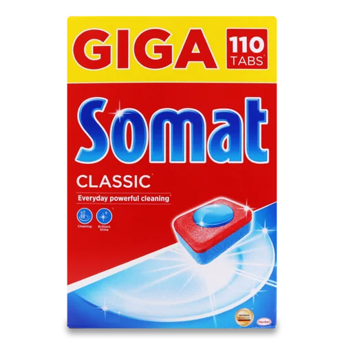 Засіб Для Миття Посуду В Посудомийній Машині В Таблетках Classic Somat 110шт