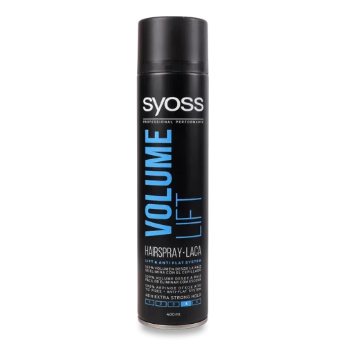 Лак Для Волосся Екстрасильної Фіксації Volume Lift Syoss, 400мл