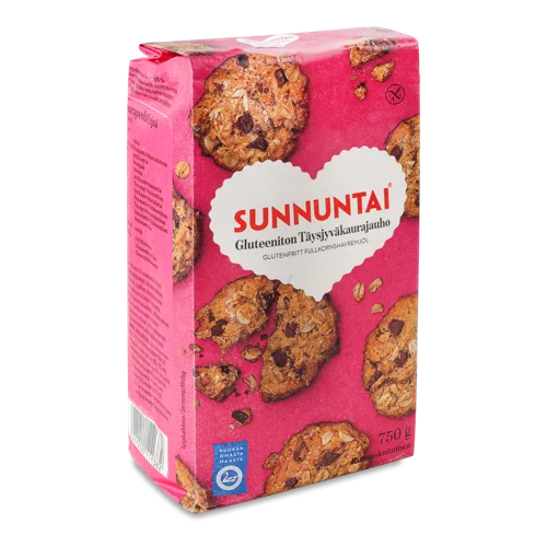 Борошно Вівсяне Без Глютену Sunnuntai, м/у 750г