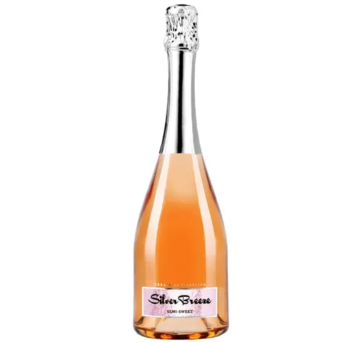 Вино ігристе Silver Breeze рожеве напівсолодке 10-13,5% 0,75л