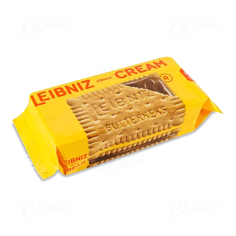 Печиво Bahlsen «Лейбніц» з шоколадною начинкою, 190г