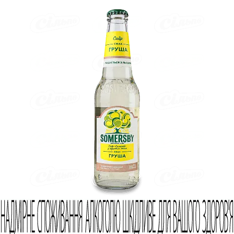 Сидр Somersby Груша 4.7%, 330мл