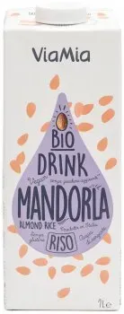 Напиток рисовий з мигдалем органічний Via Mia 1л