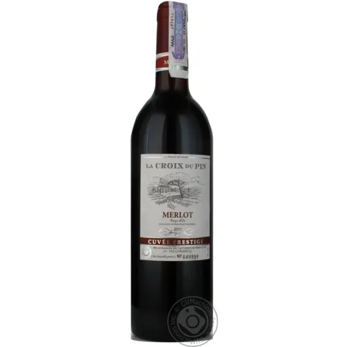 Вино La Croix du Pin Merlot Pays D'OC червоне сухе 13% 0,75л