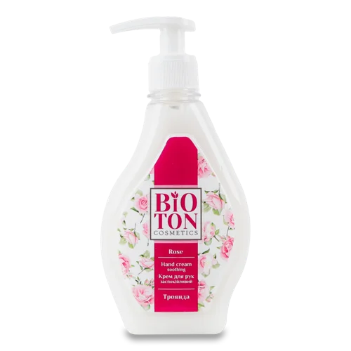 Крем Для Рук Заспокійливий Троянда Bioton Cosmetics, 350мл