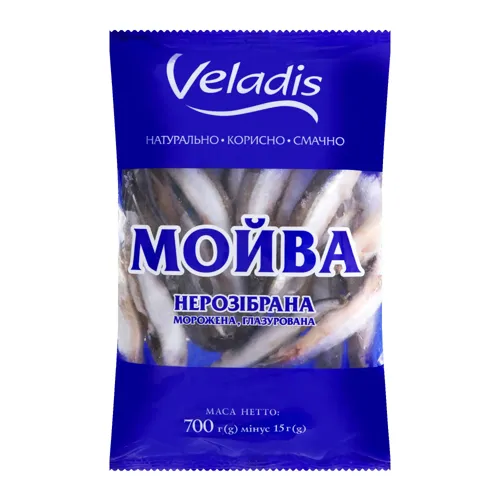 Мойва морожена нерозібрана глазурована Veladis м/у 700г