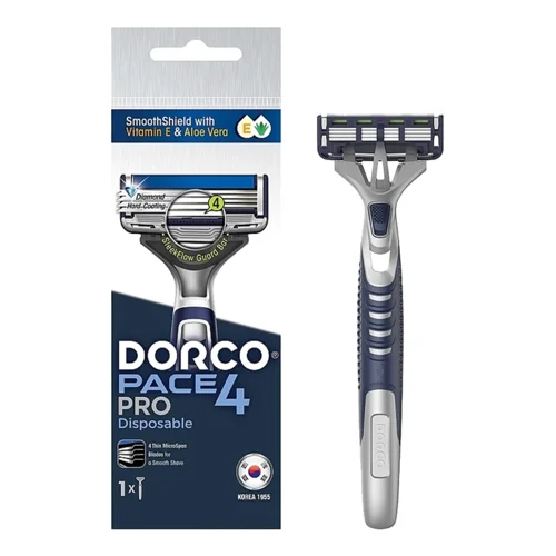 Бритва Одноразова Dorco Pace 4 PRO Чоловіча, 1шт