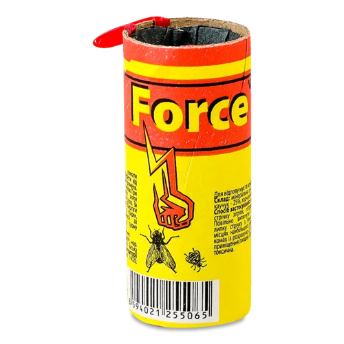Мухи та Ос Липка Стрічка Force, 1 шт, липка, для боротьби з комахами
