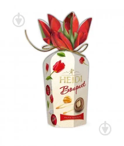Цукерки Bouquet Flower з фундуком 120г ТМ Heidi