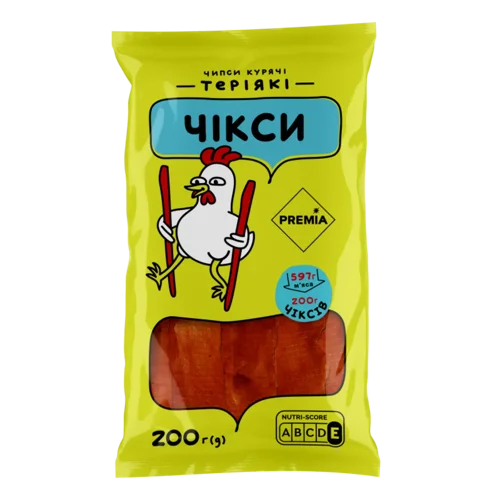 Чипси PREMIA Чікси Теріякі курячі