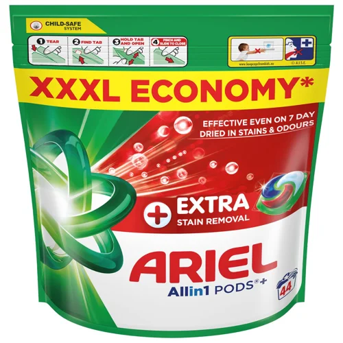 Капсули для прання Ariel Pods All-in-1 Extra Stain Removal  44шт