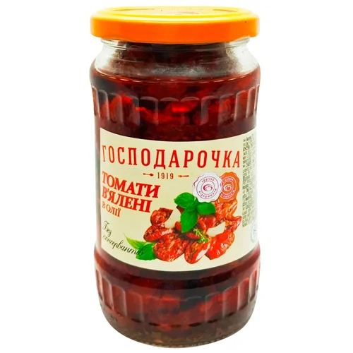 Томати в'ялені Господарочка в олії 300г