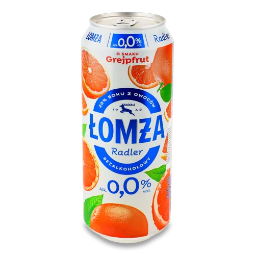 Пиво Світ Б/А Смак Грейпфрута, Ж/Б 0.5Л, LOMZA