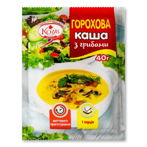 Каша Козуб продукт горохова з грибами 40г