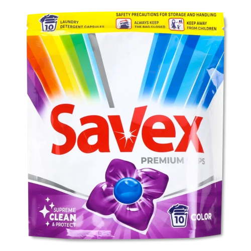 Капсули Для Прання Savex Color Premium, Вищого Ґатунку, 1 г
