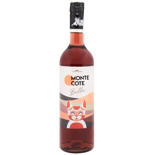 Вино Monte Cote Bella рожеве напівсолодке 12% 0,75л
