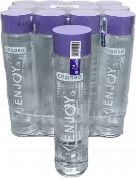 Вода мінеральна Enjoy Содова середньогазована 0,5л