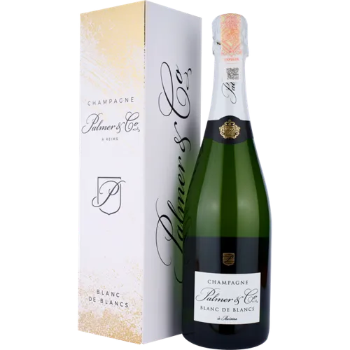 Шампанське Palmer & Co Champagne Brut Blanc de Blancs AOC, біле, брют, 0,75л