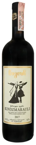 Вино 0.75л 12.5% червоне напівсолодке Кіндзмараулі Bugeuli пл
