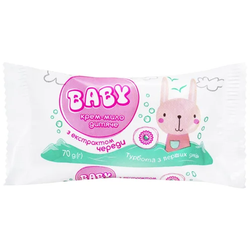 Крем-мило Baby з екстрактом череди 70г