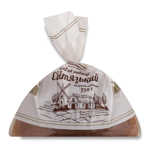 Хліб Половинка В Нарізці На Заквасці Світязький Поліссяхліб, м/у 350г